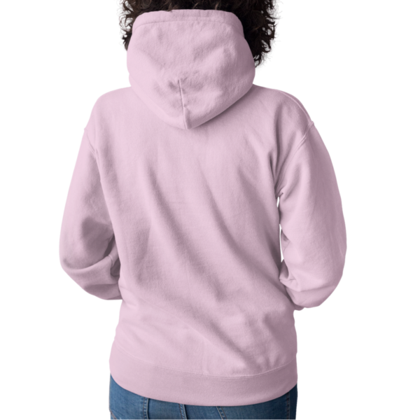 CANGURO OVERSIZE LISO COLOR ROSA - Imagen 2