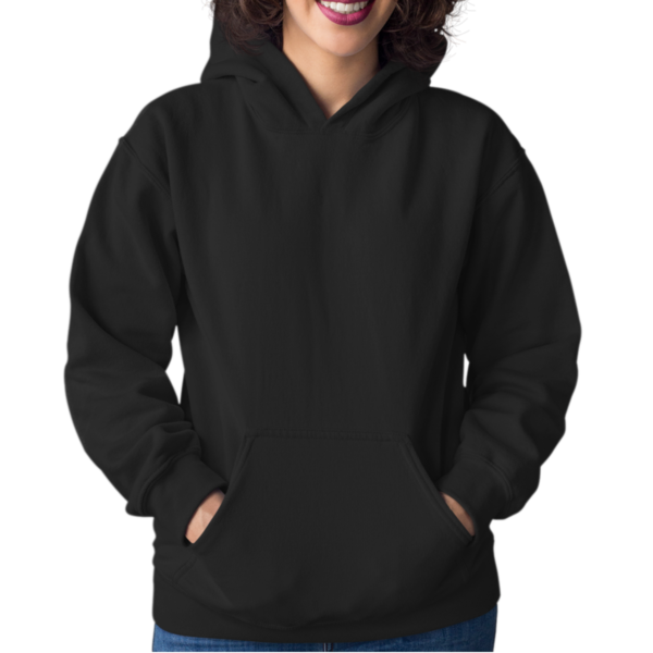 CANGURO OVERSIZE LISO COLOR NEGRO